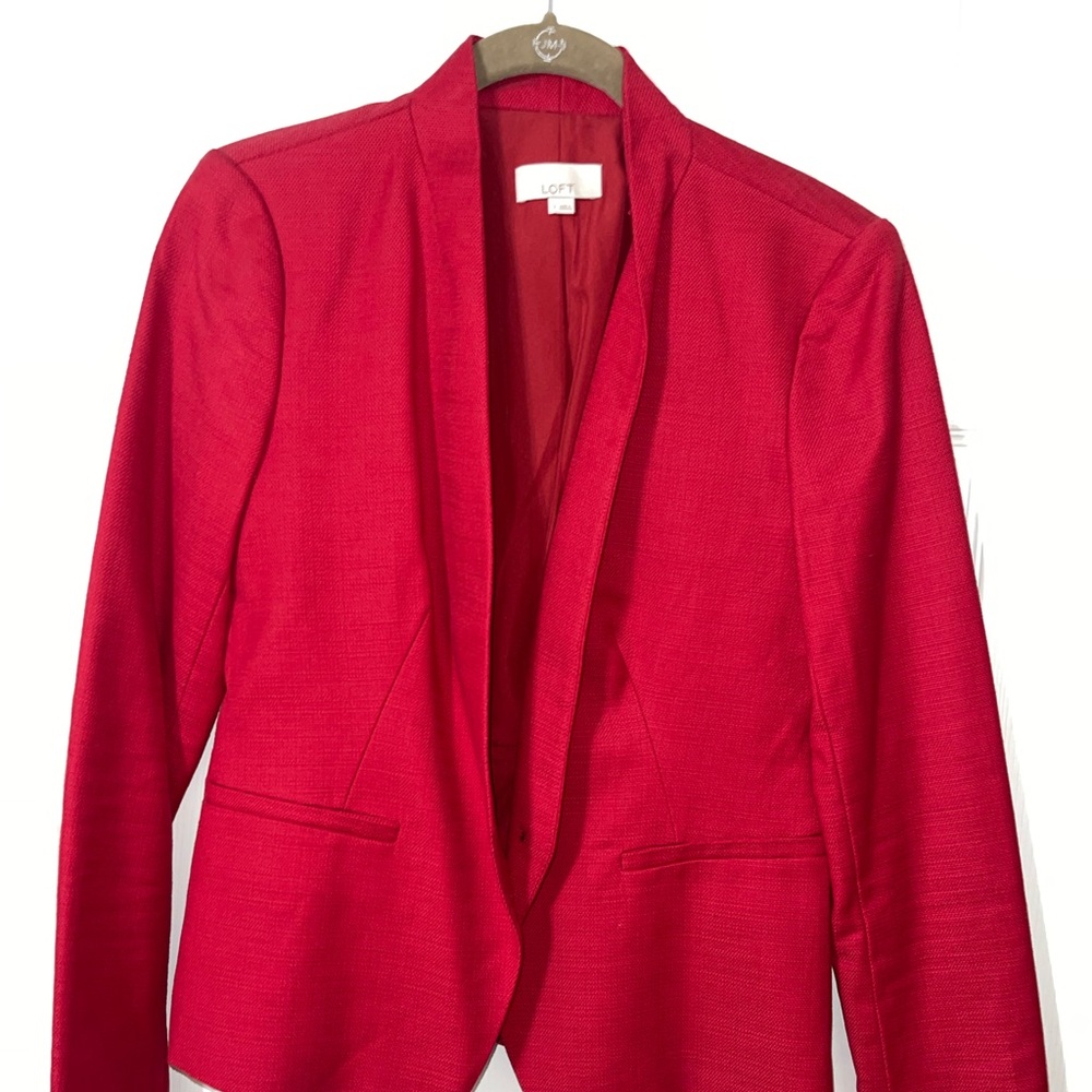 LOFT Vibrant Red Women's Blazer